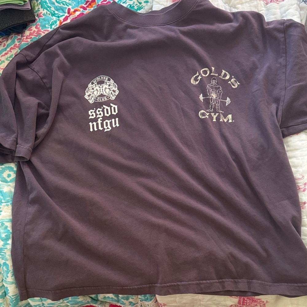 Darc Sport Gold's Gym boxy tee
